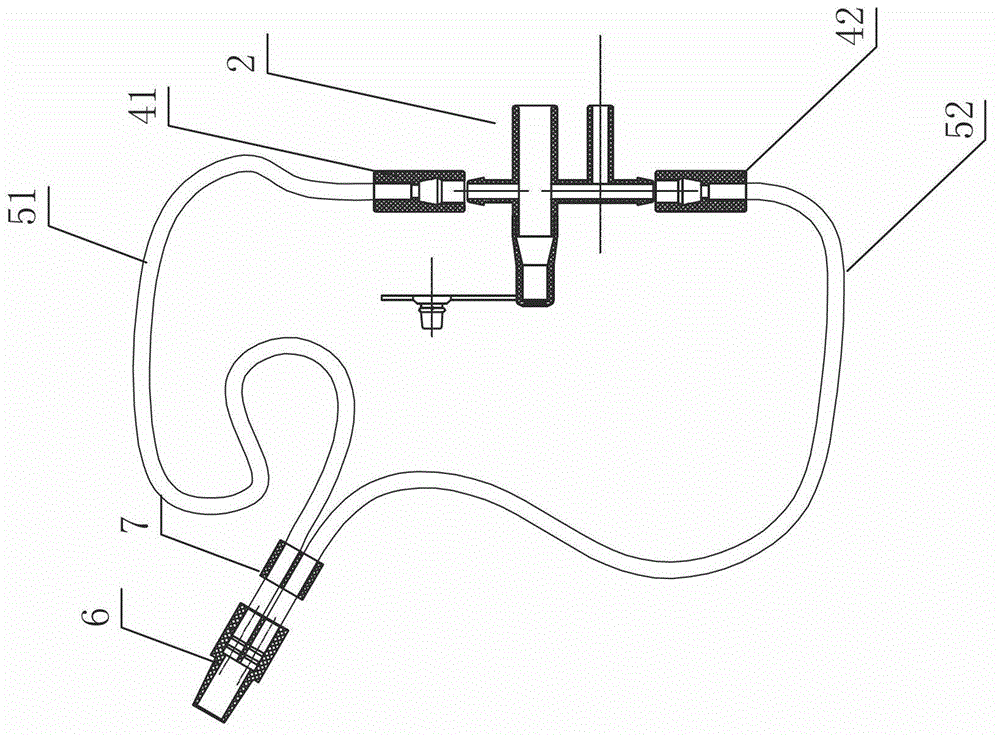 Triple-cavity stomach tube