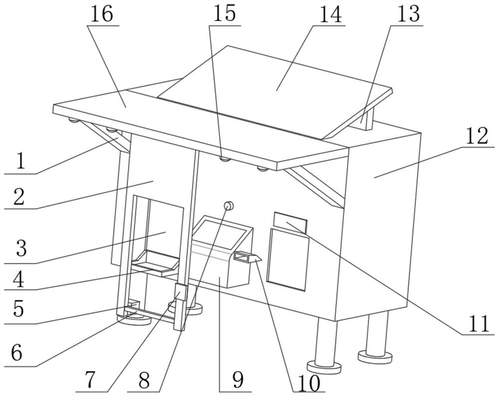 Intelligent convenient service cabinet and self-service borrowing and returning system thereof