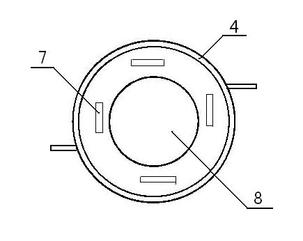 High-power LED lighting lamp with self-heat dissipation function