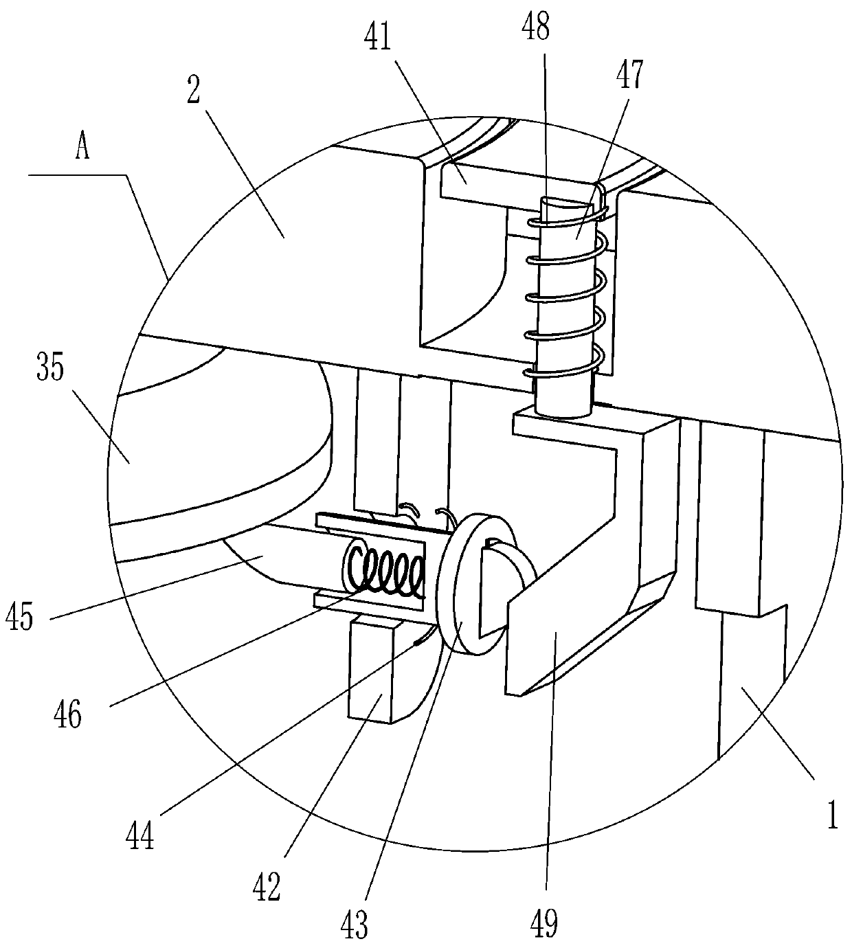 Hole reservation plugging device for construction engineering