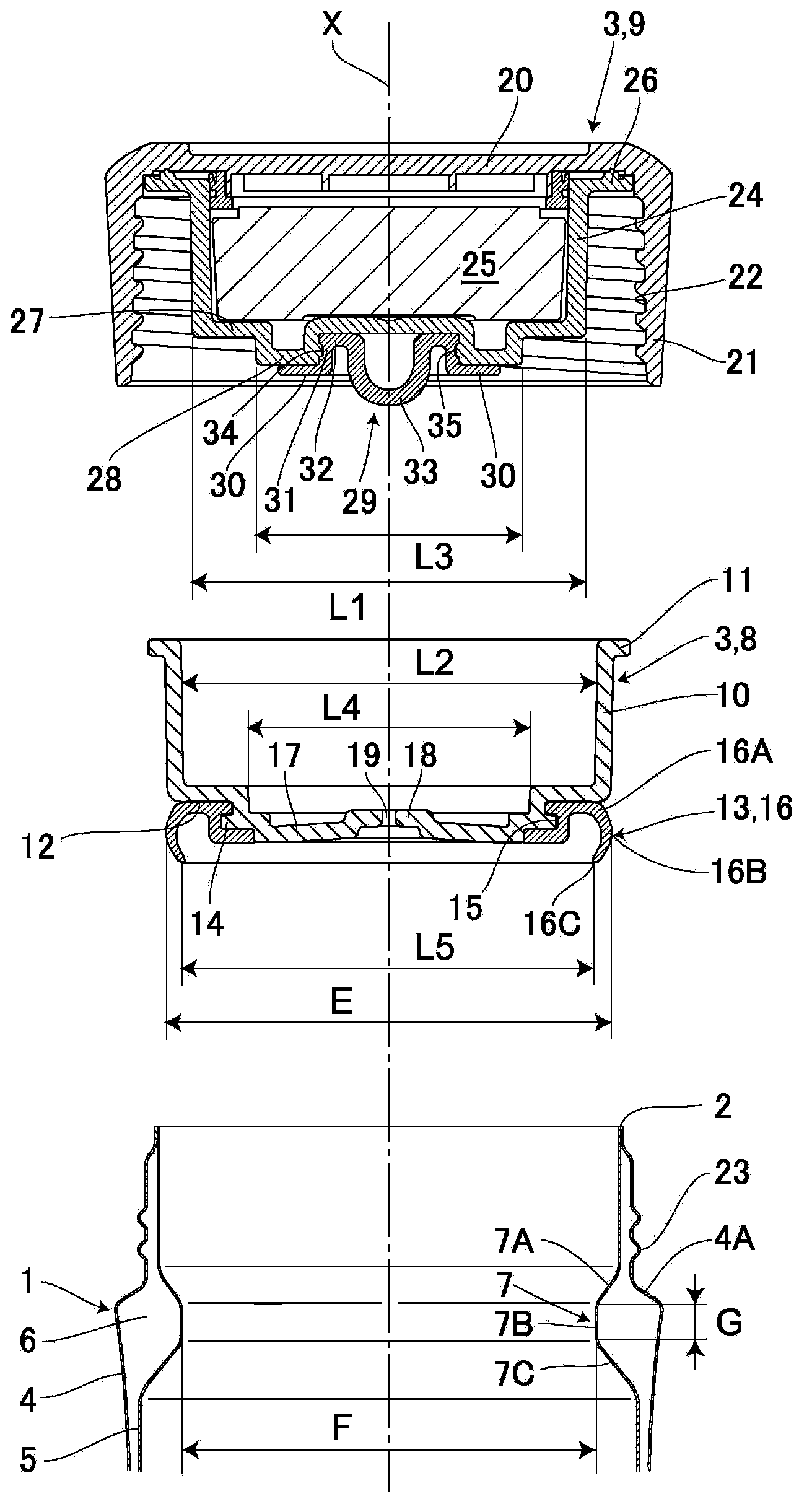 Container with cover