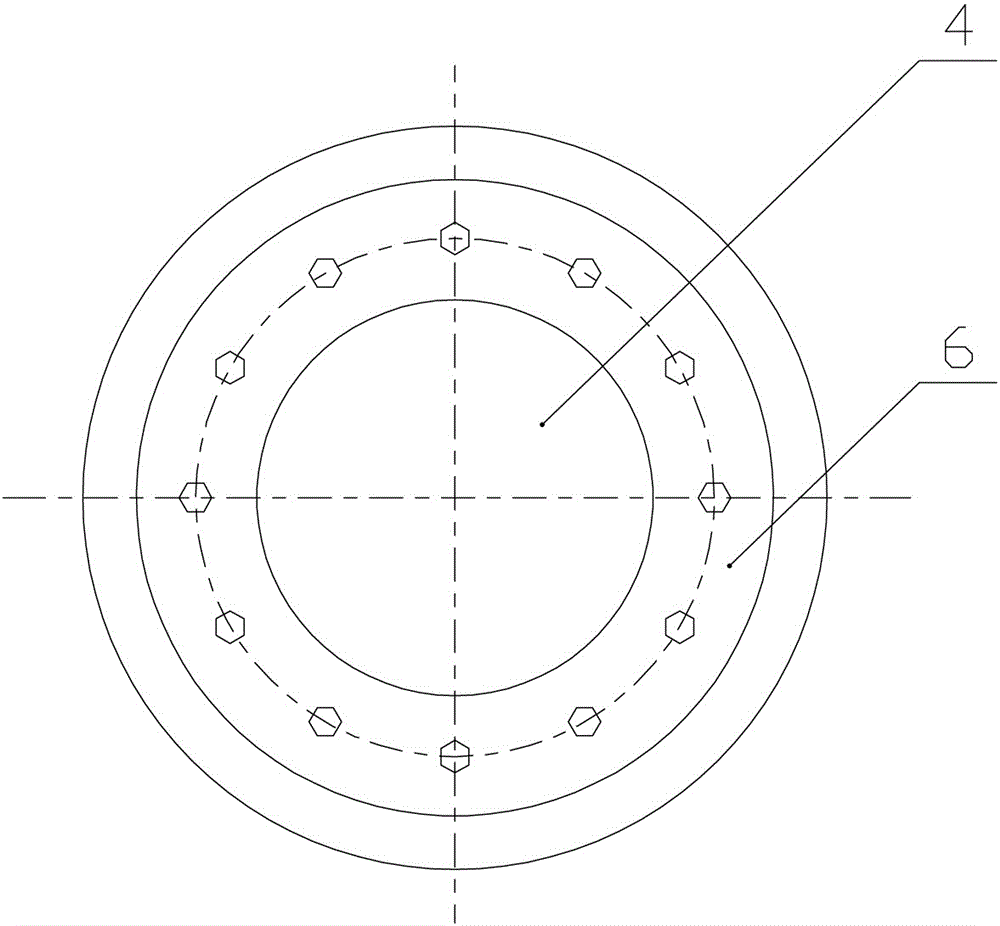 A non-spicy frying stove premixed hollow burner