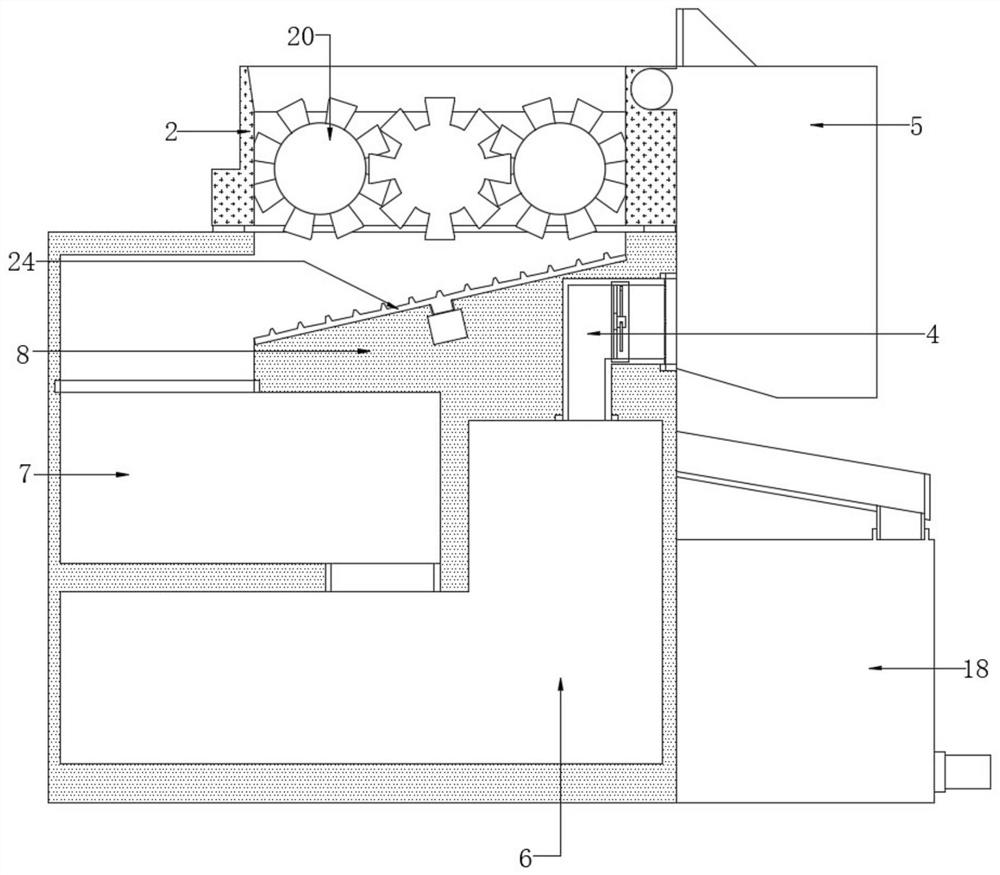 Reaction device convenient for total thermal cracking of solid wastes