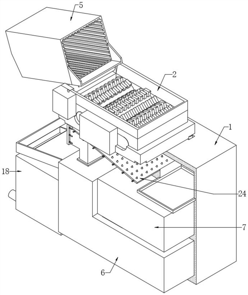 Reaction device convenient for total thermal cracking of solid wastes