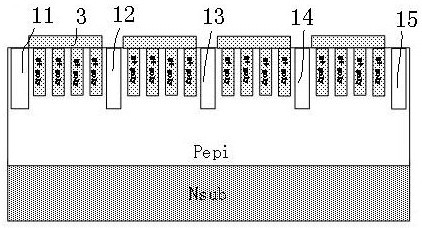 Bidirectional large-through-flow low-residual-voltage TVS device