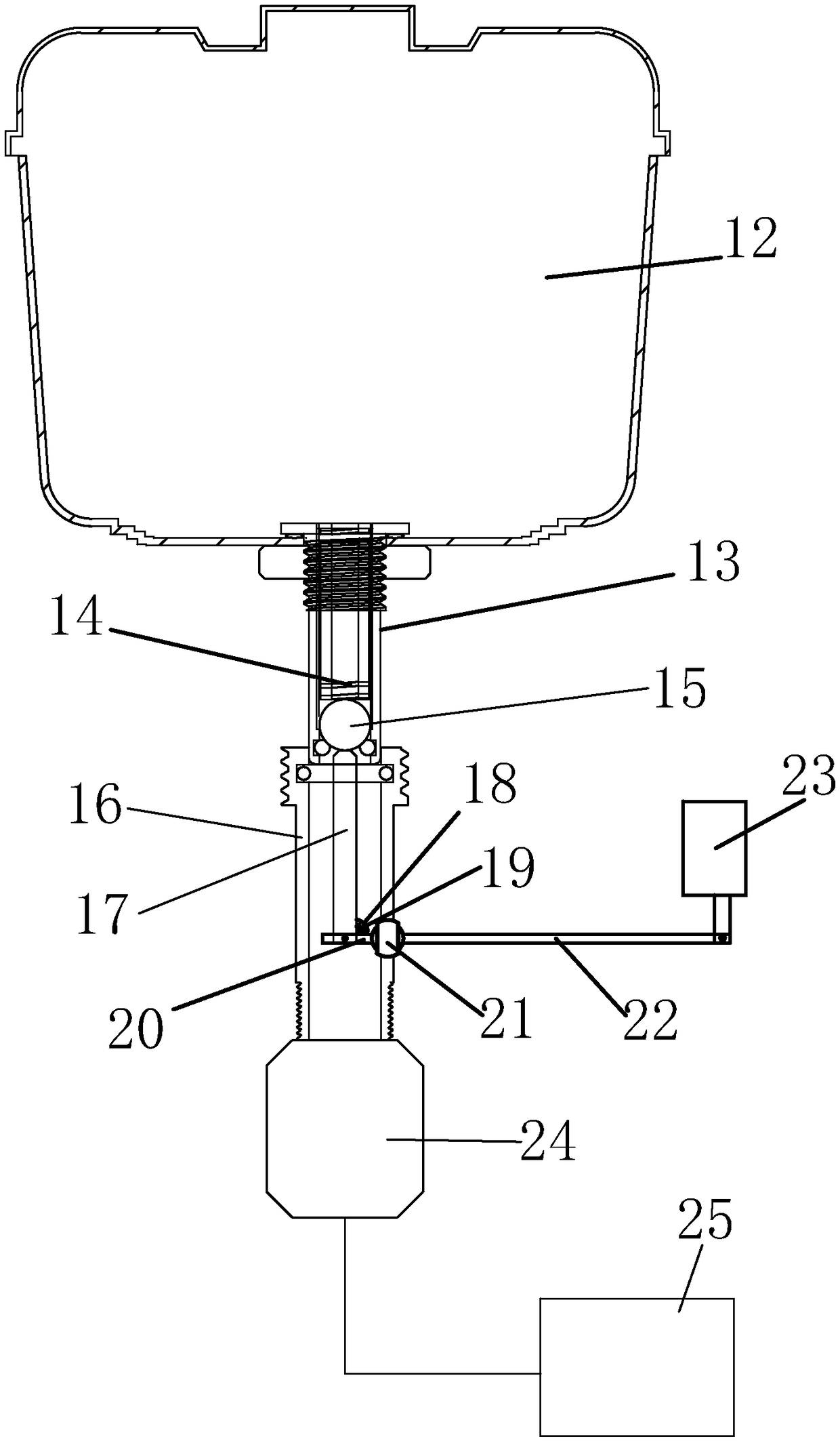 Pushing-up-needle type snow ice machine and snow form regulation method thereof