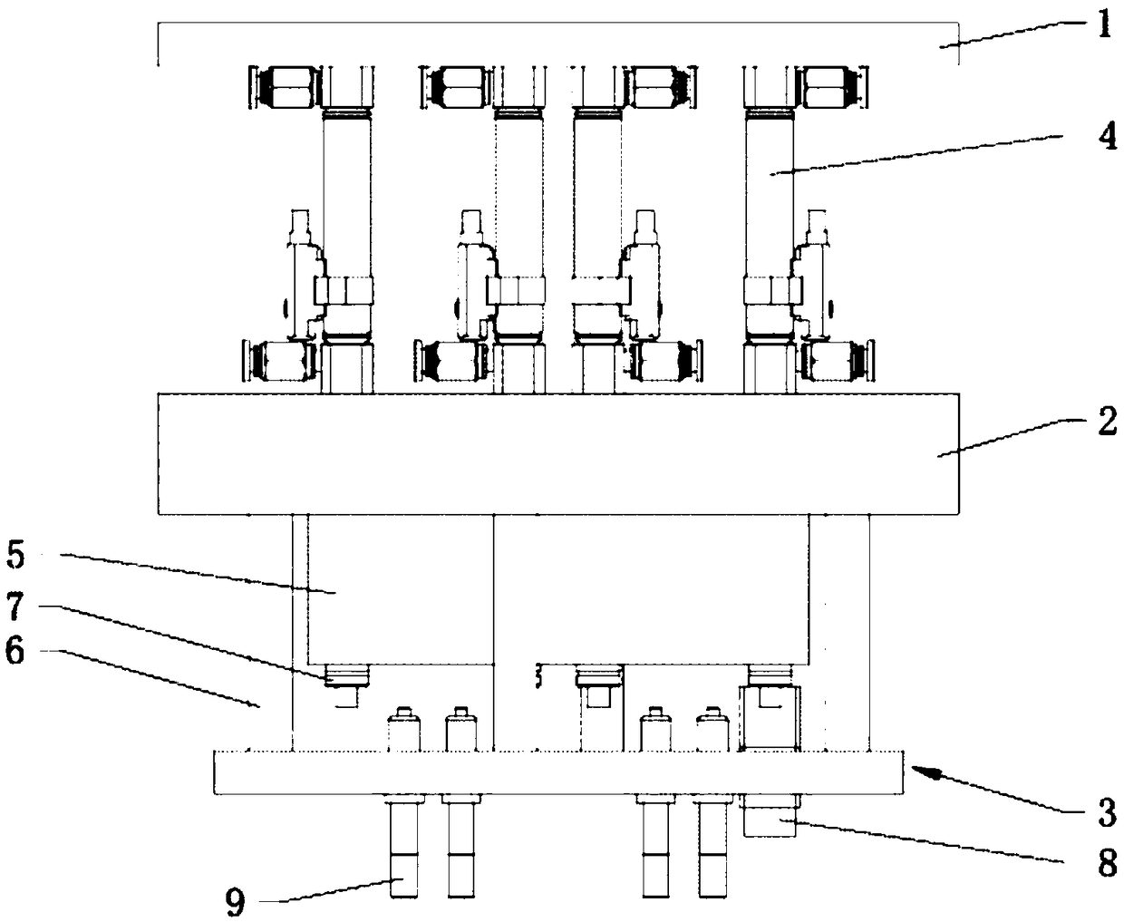 Efficient detection device for fingerprint modules