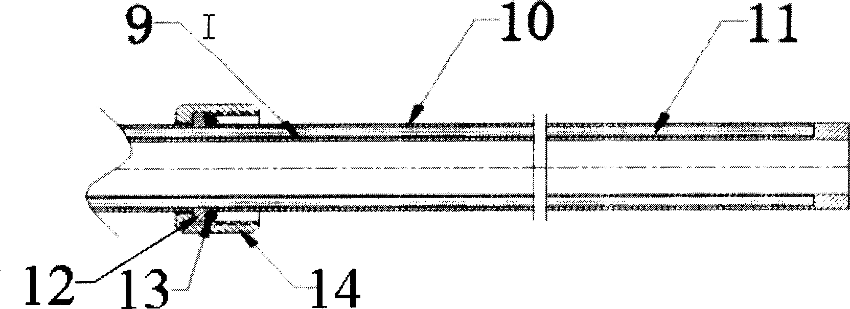 High-voltage isolator for high-temperature superconductive power-supply cable