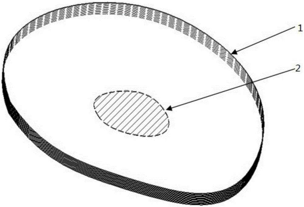 Repair method for delamination damage of composite laminated plate