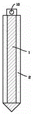 Lightning arrester grounding rod