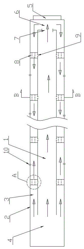 Novel turbulent flow drip irrigation pipeline used for improvement of saline and alkaline land