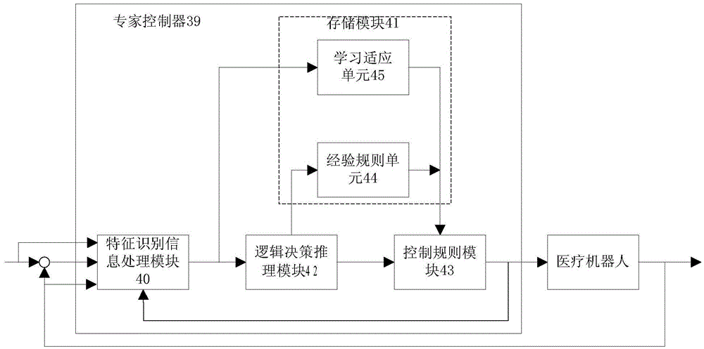 Expert control system for medical robot and implementation method thereof