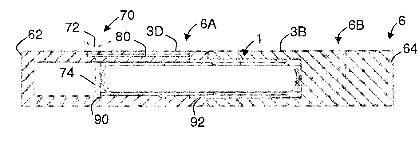 A storage vessel and a break tool for dividing such vessel