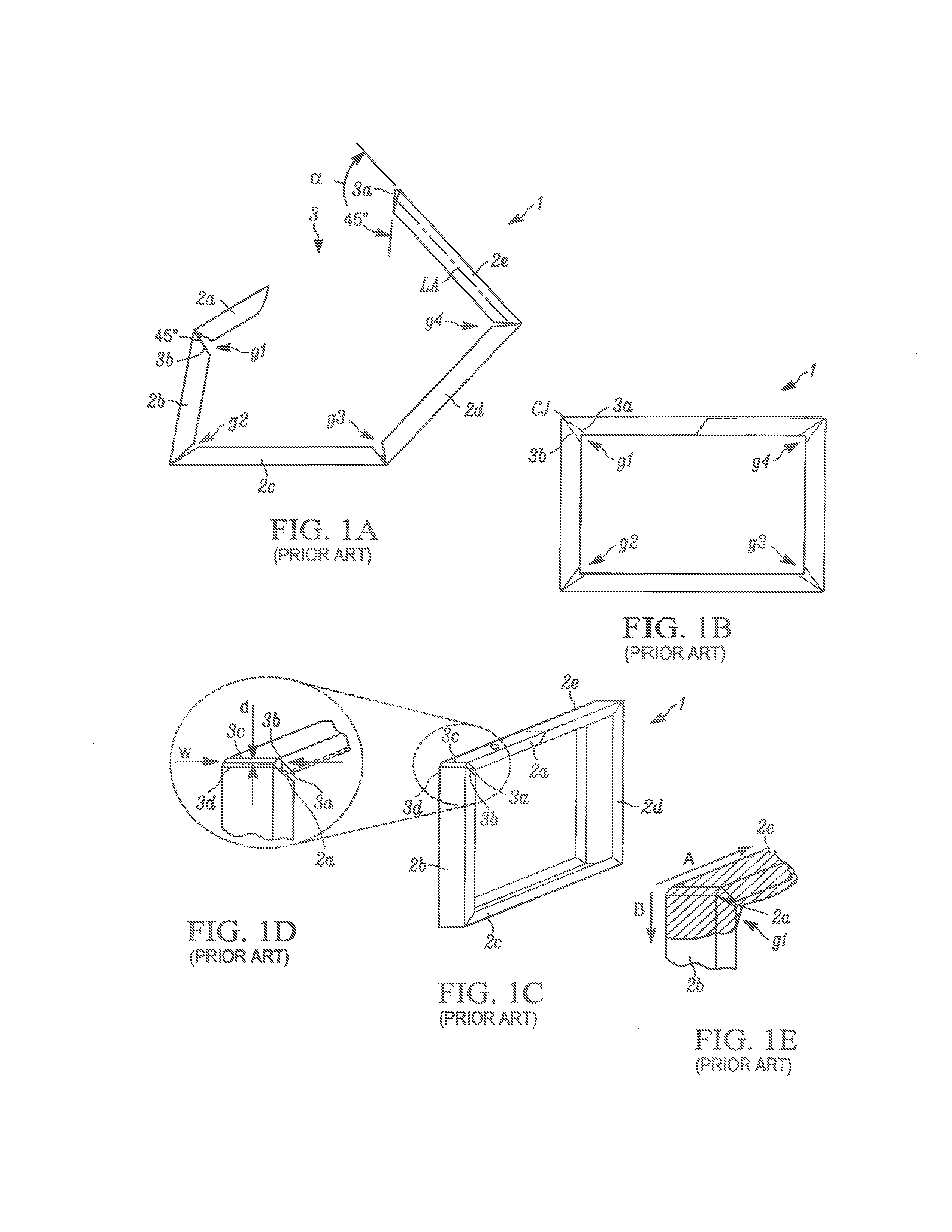 Spacer frame and method of making same