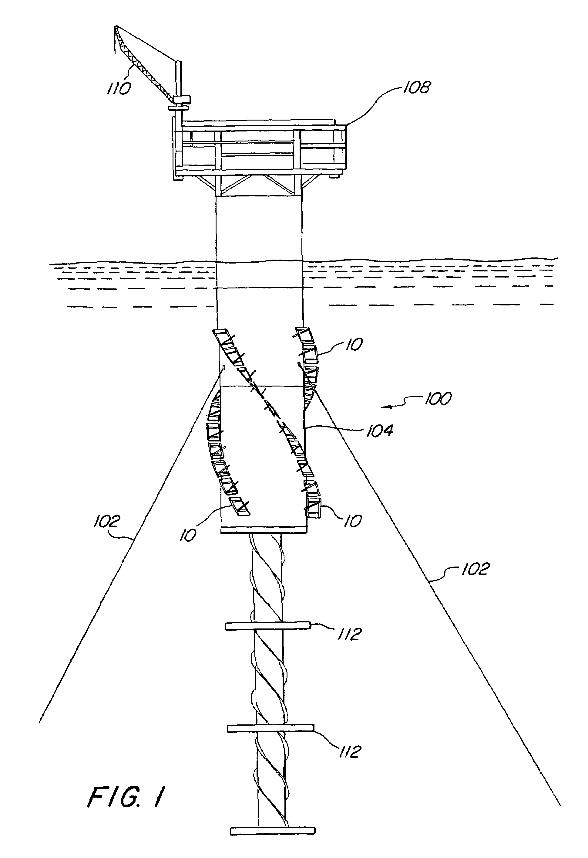 Offshore platform stabilizing strakes