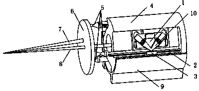 Linear supersonic motor-based two-finger parallel connection micro operation hand and operation method