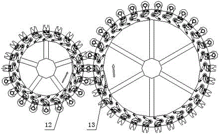 Plastic bottle conveying clamping finger mechanism and operating method thereof