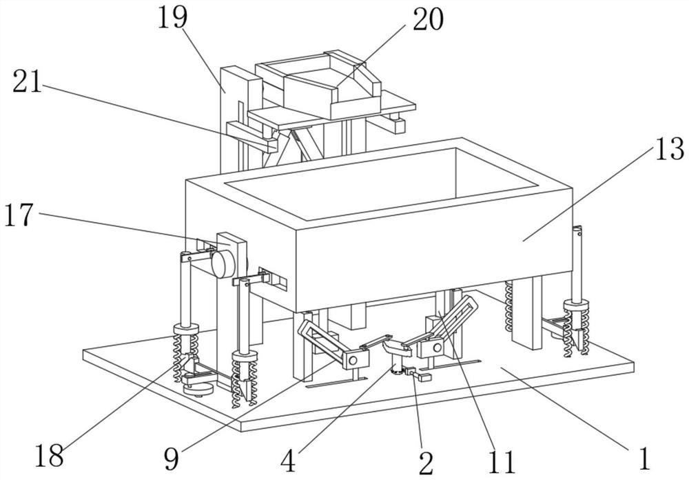 Aluminum alloy mold production system convenient to demold