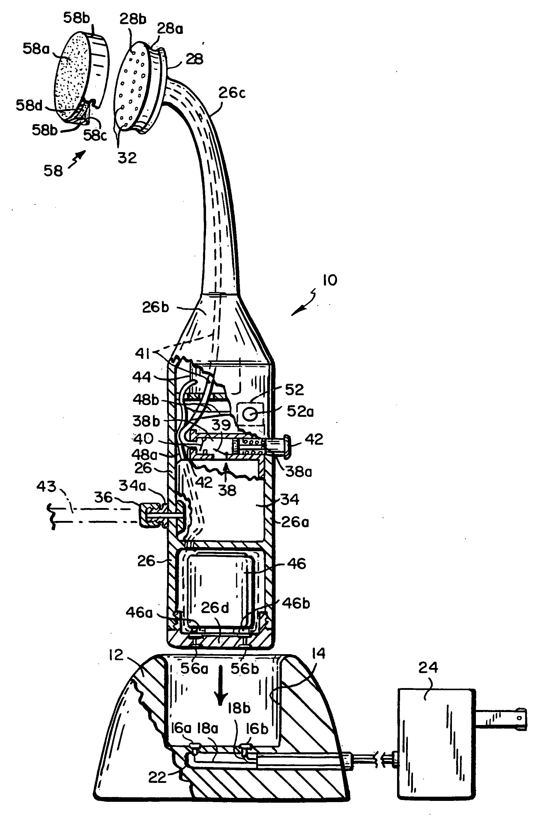 Abrasive head attachment for nail polish removal tool