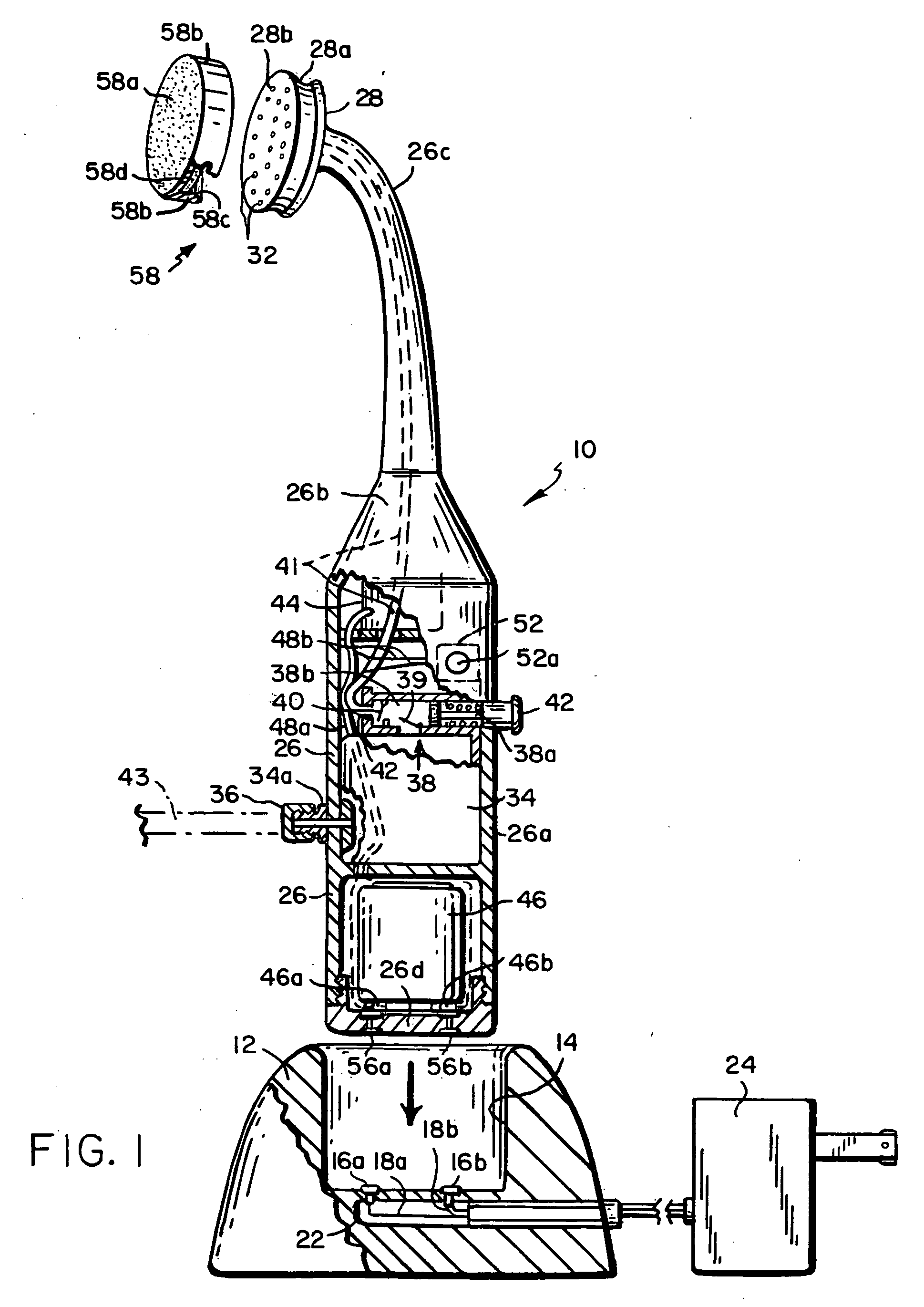 Abrasive head attachment for nail polish removal tool