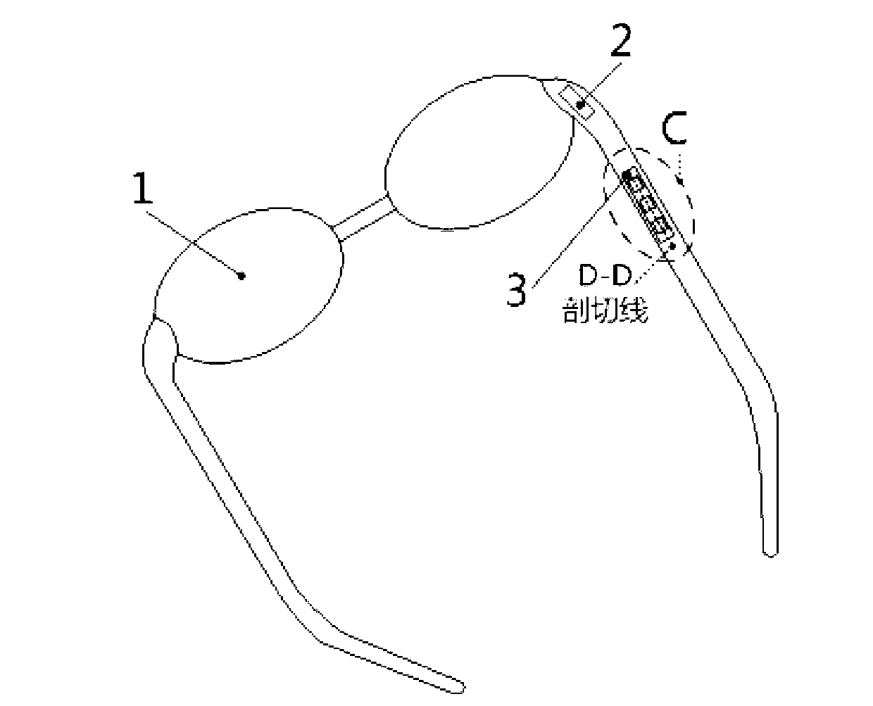 Multifunctional piezoelectric bone conduction earphone and touch force feedback system integrated with glasses