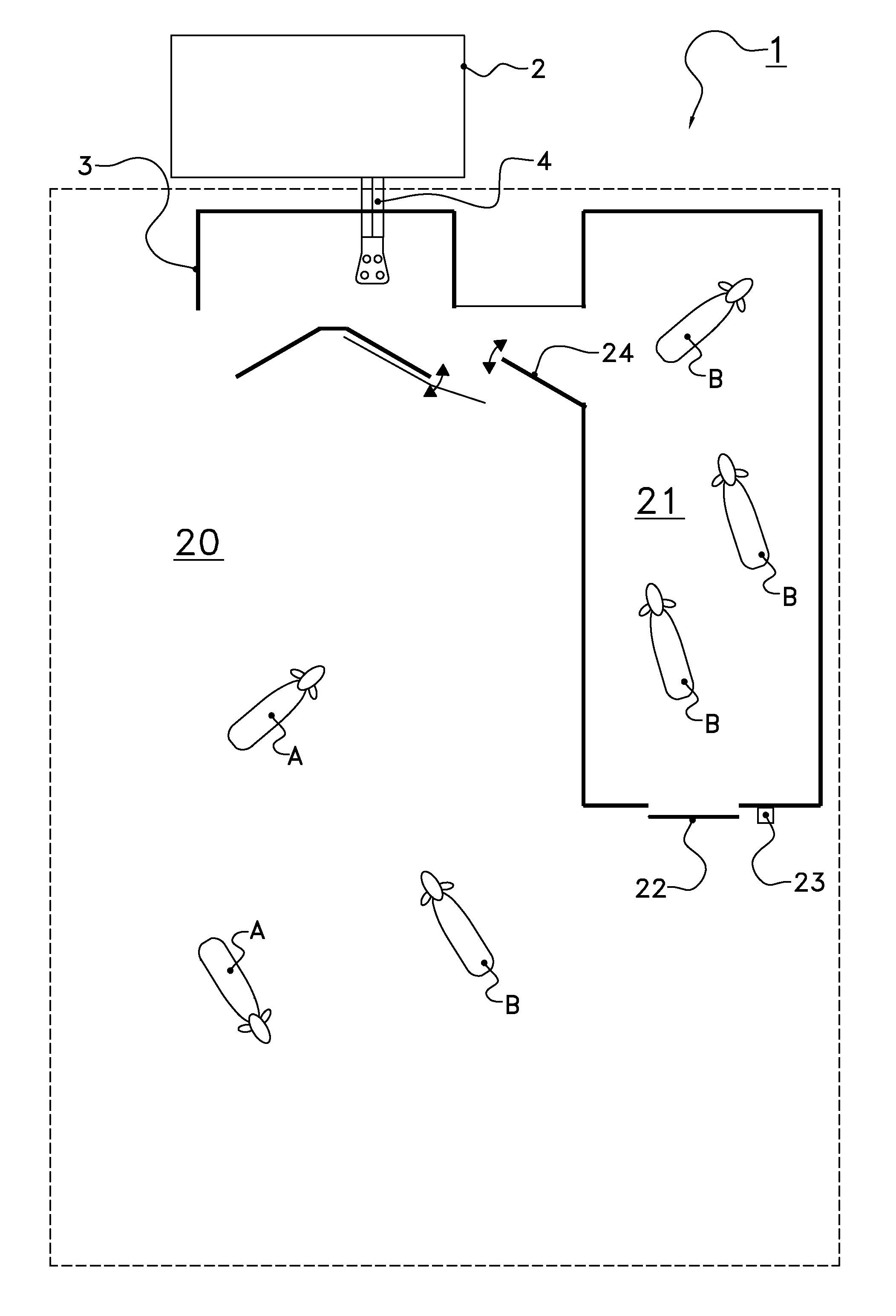 Method of milking a group of dairy animals