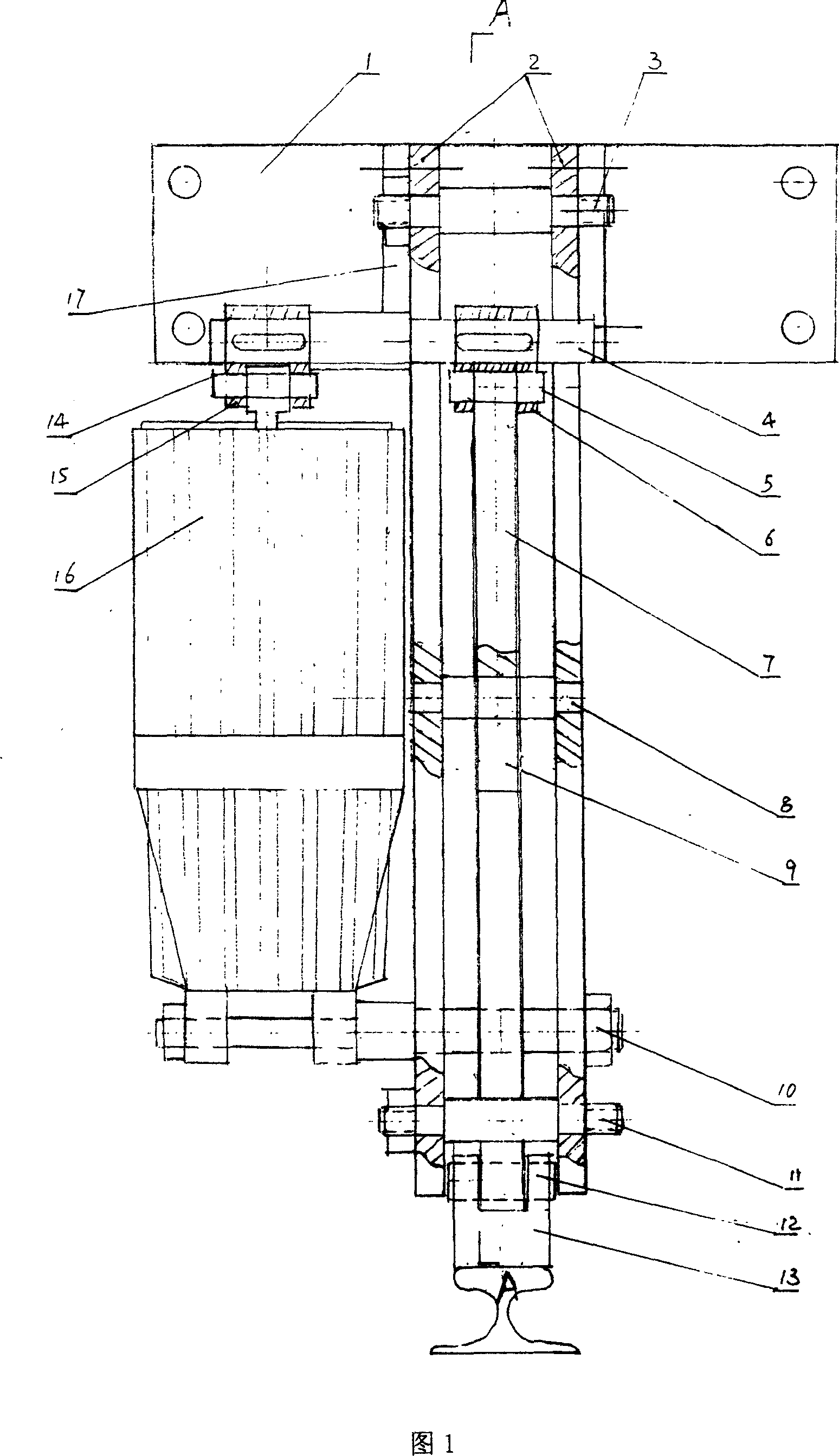 Blocking device of gantry crane