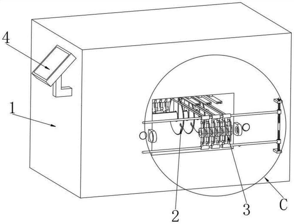 Auxiliary positioning device for mechanical cutting