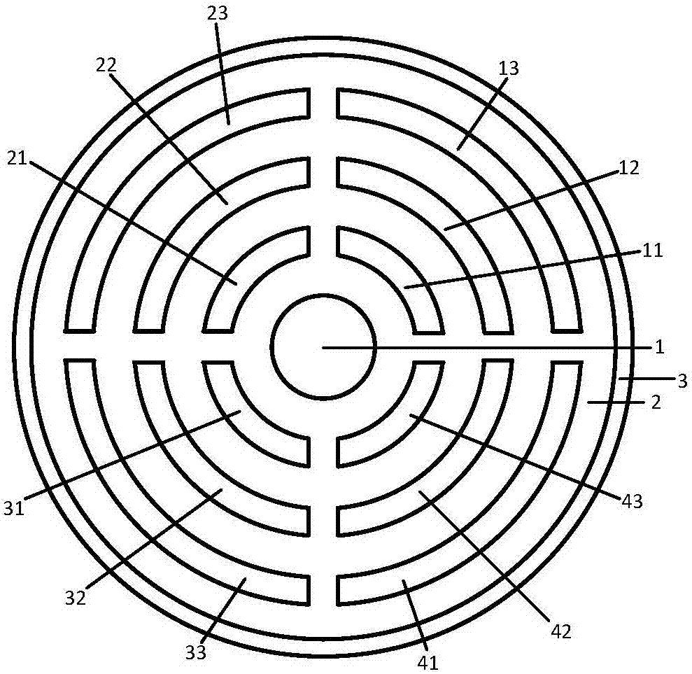 Large-mode-field multilayer segmented cladding fiber