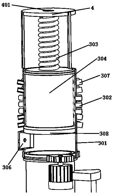 Infrared detection early warning fire extinguishing device