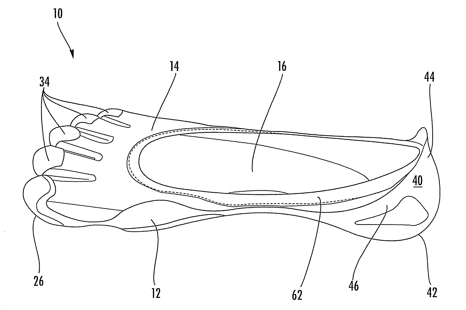 Footwear having independently articuable toe portions