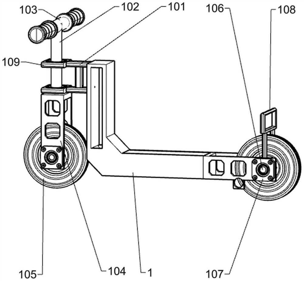 A kind of multifunctional electric bicycle support