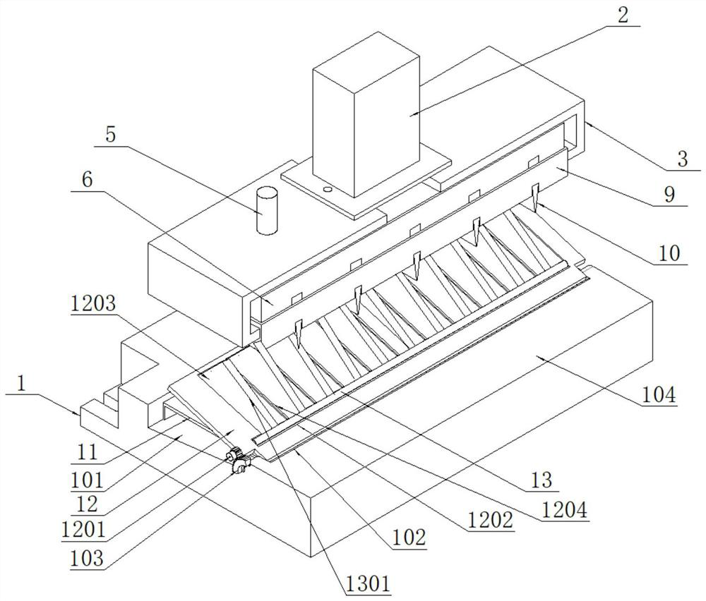 Graphene chip processing and cutting device