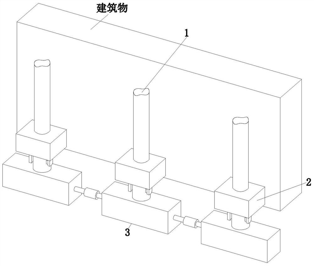 Automatic treatment device for collecting and recycling rainwater