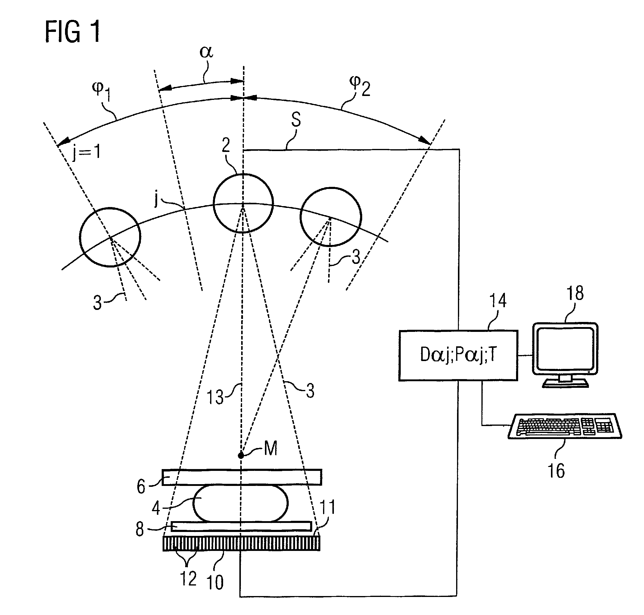 Tomosynthetic image reconstruction method and apparatus