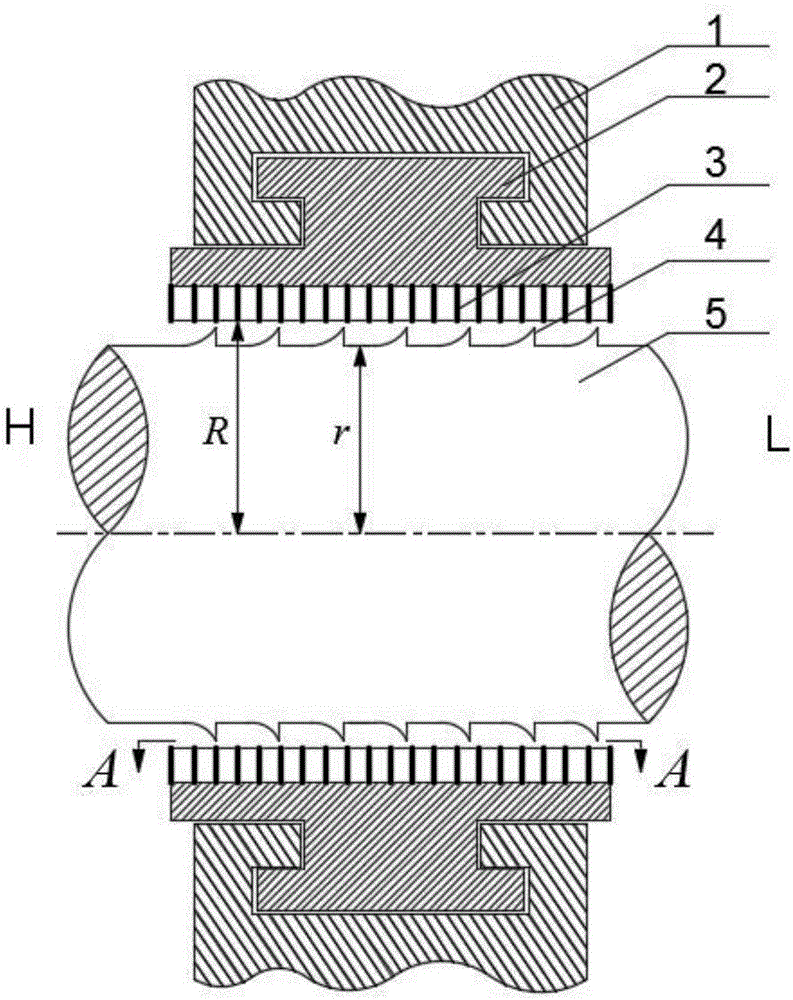 Novel rotor structure for hole-pattern seal