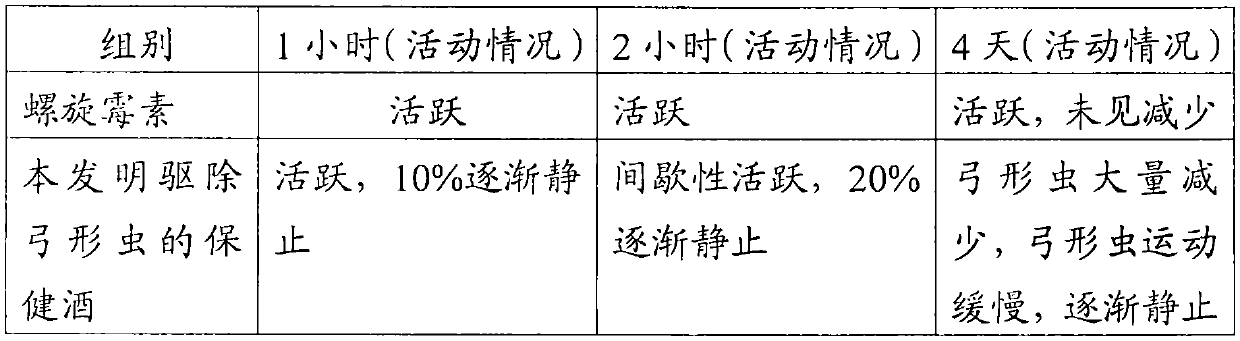 Health-care wine used for dispelling toxoplasma gondii and preparation method thereof