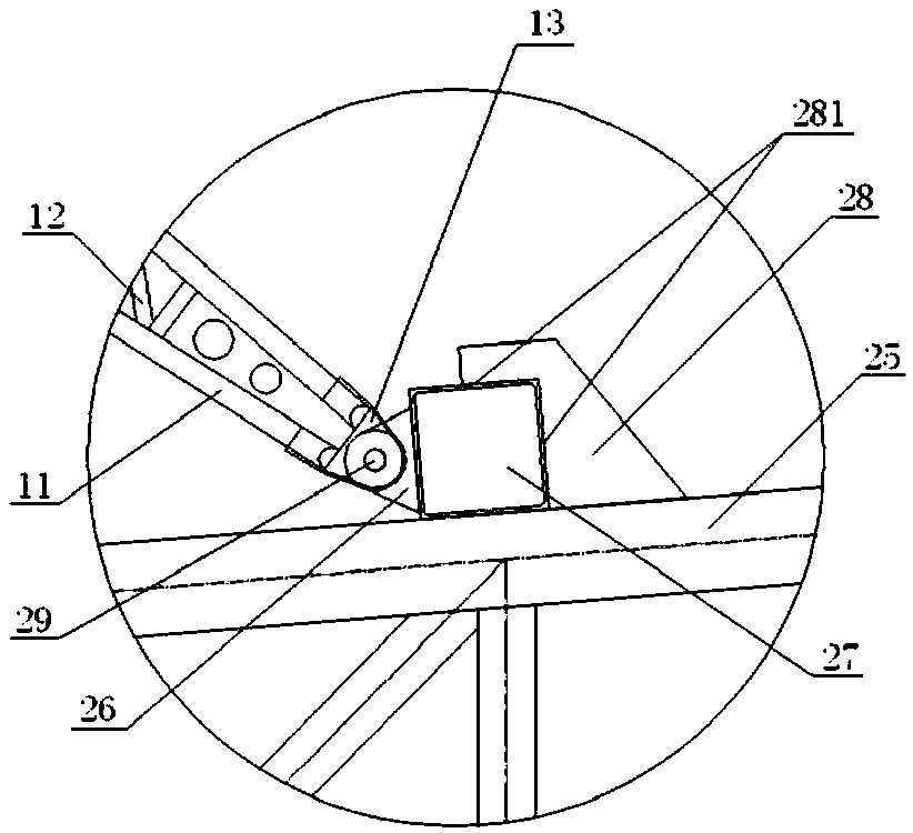 Self-disassembly device of upper mechanism of crane, crane and self-disassembly method