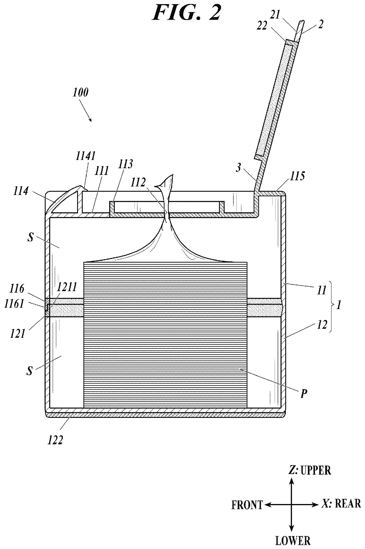 Container for housing household tissue paper