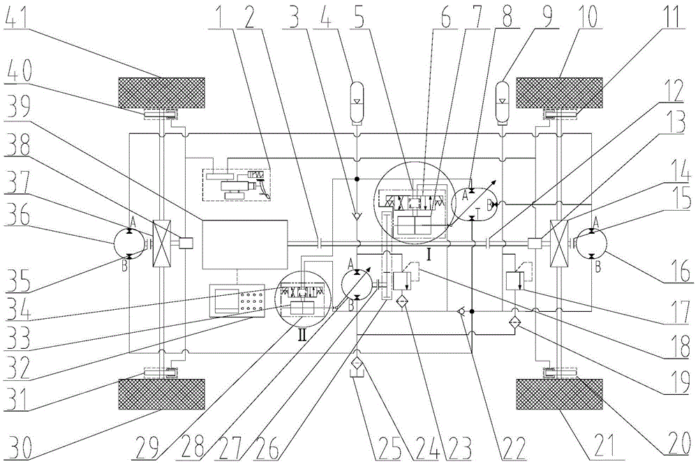 Hybrid fluid drive hybrid vehicle powertrain system