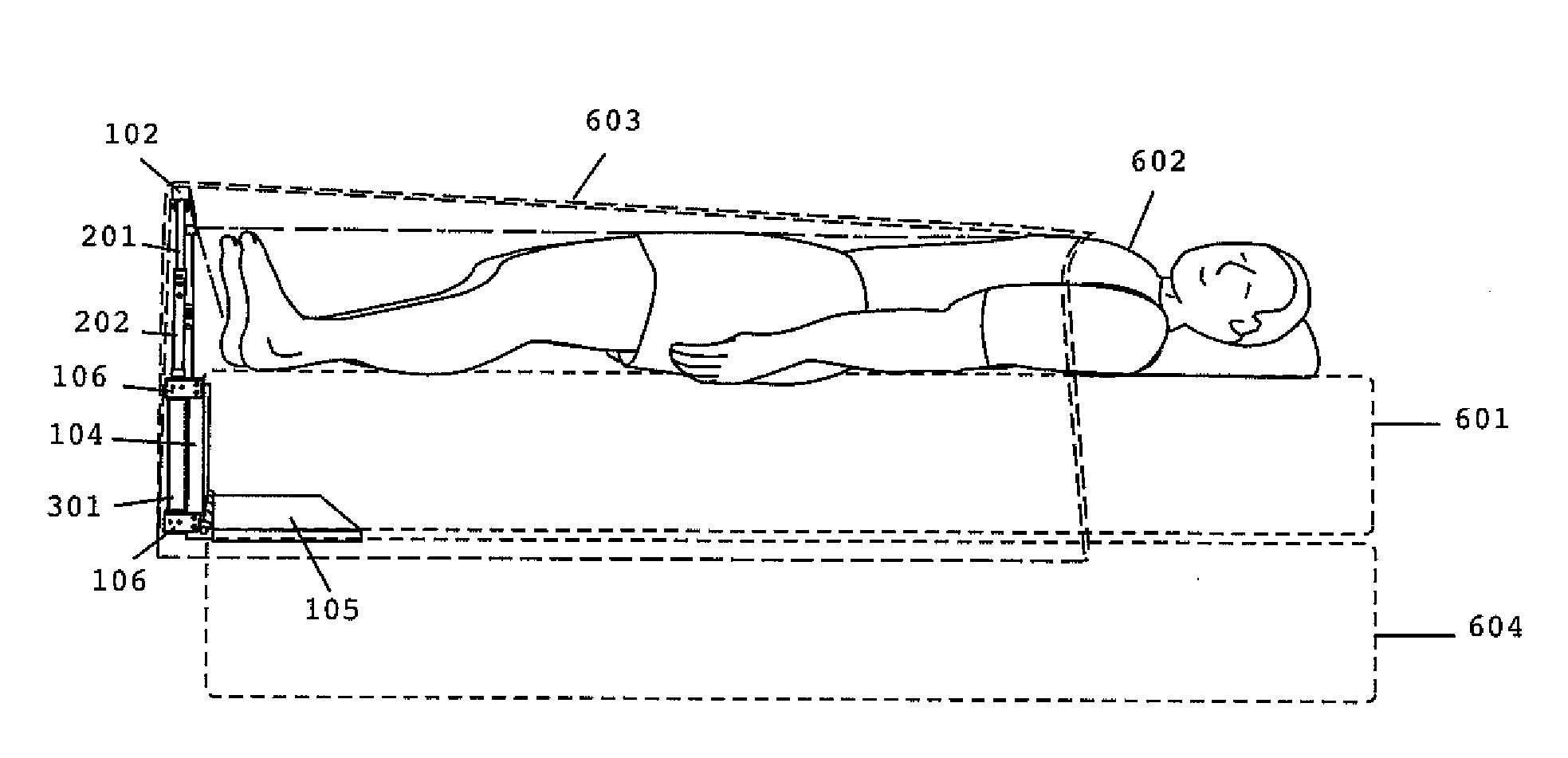 Retractable Toe Tent Device and Method of Using Same