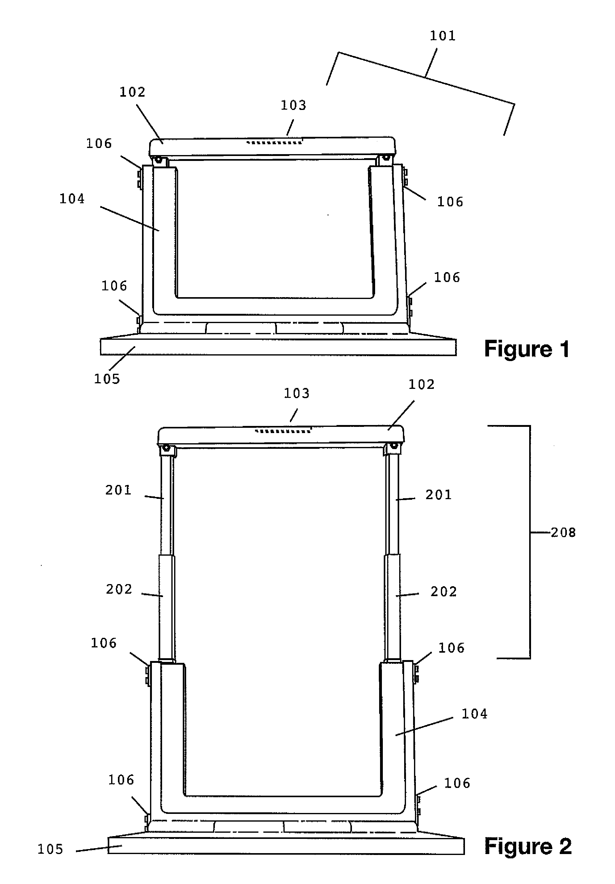 Retractable Toe Tent Device and Method of Using Same