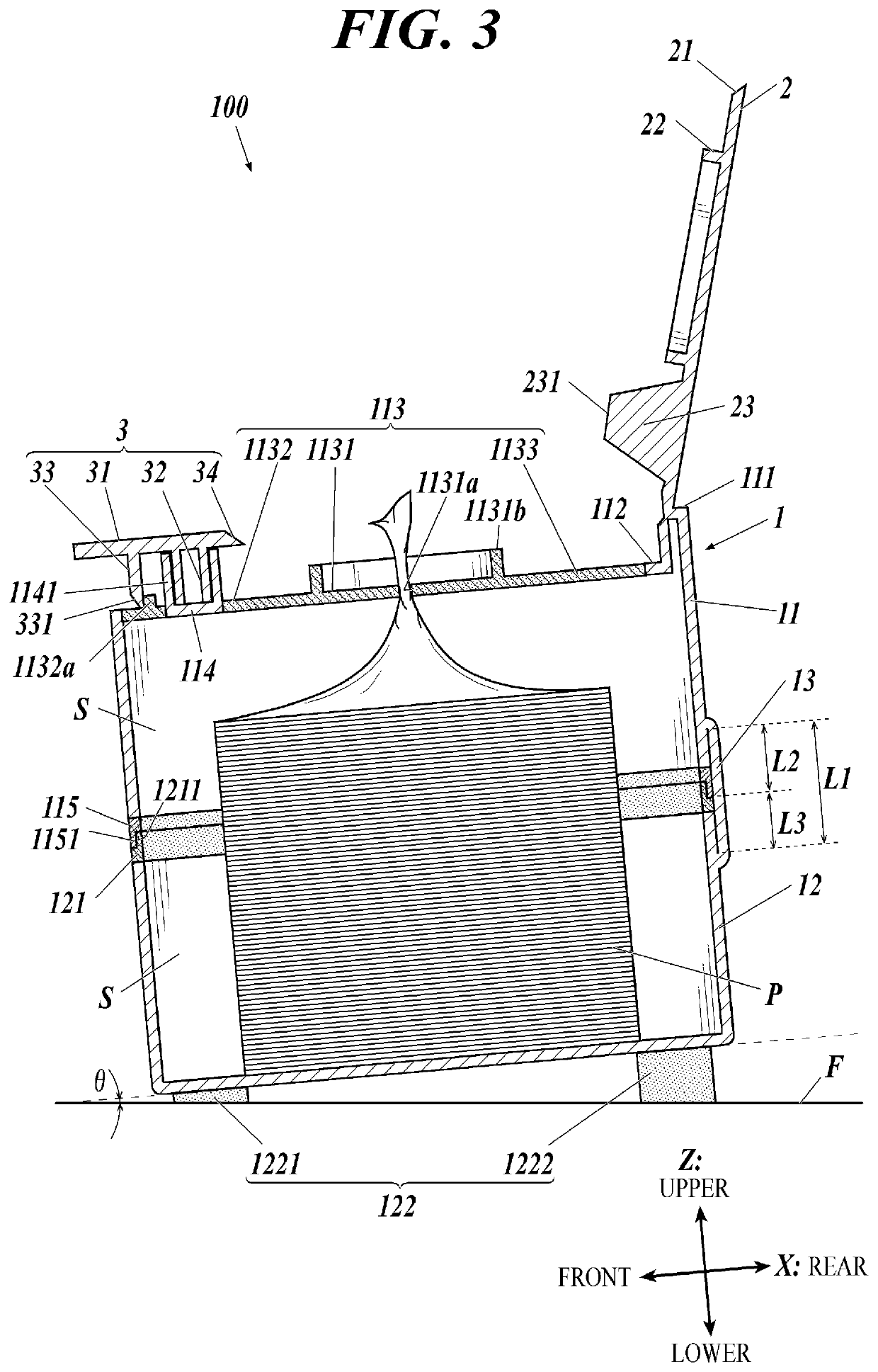 Home tissue paper accommodation container