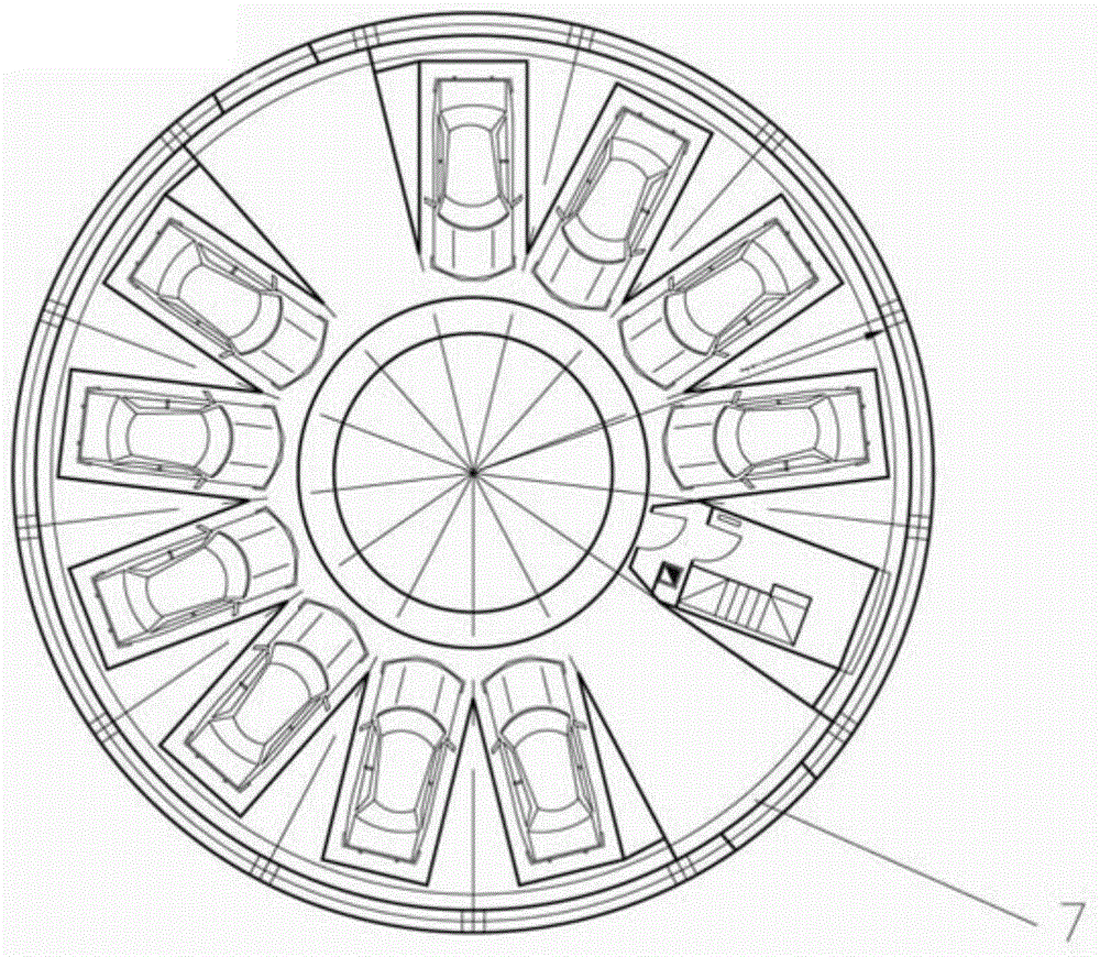 Small car parking storied building capable of achieving remote and accurate control over parking and automatic car parking and picking