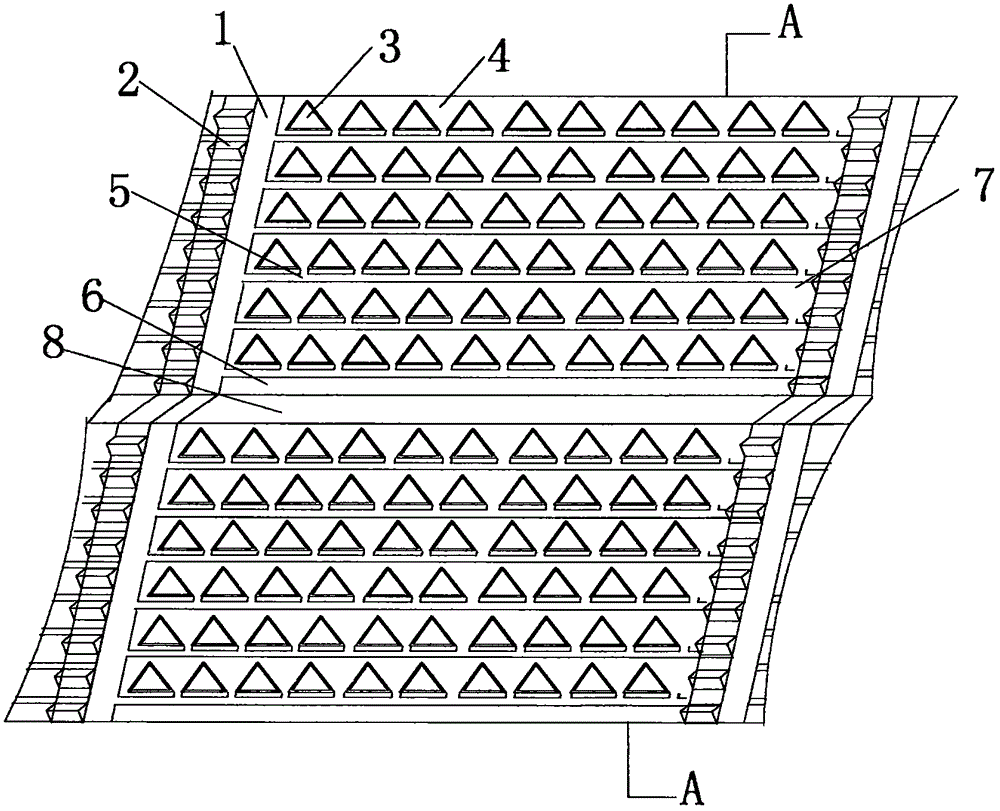 Rock soil slope protection structure and construction method thereof