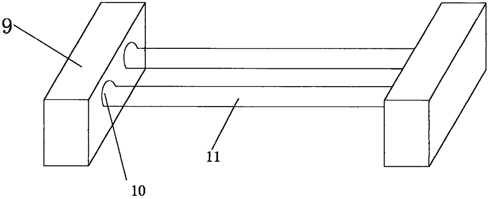 Rock soil slope protection structure and construction method thereof