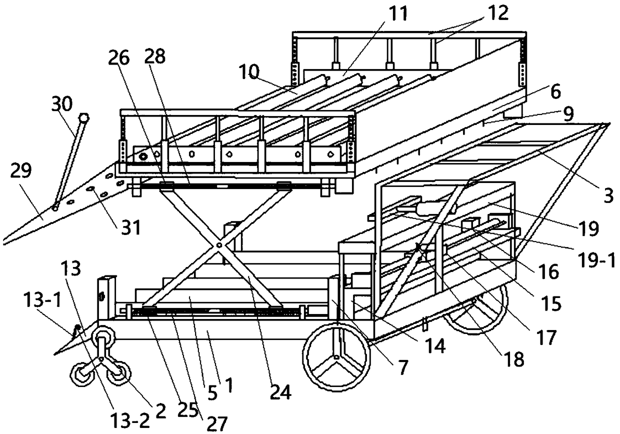 Banquet hall multifunctional transportation vehicle