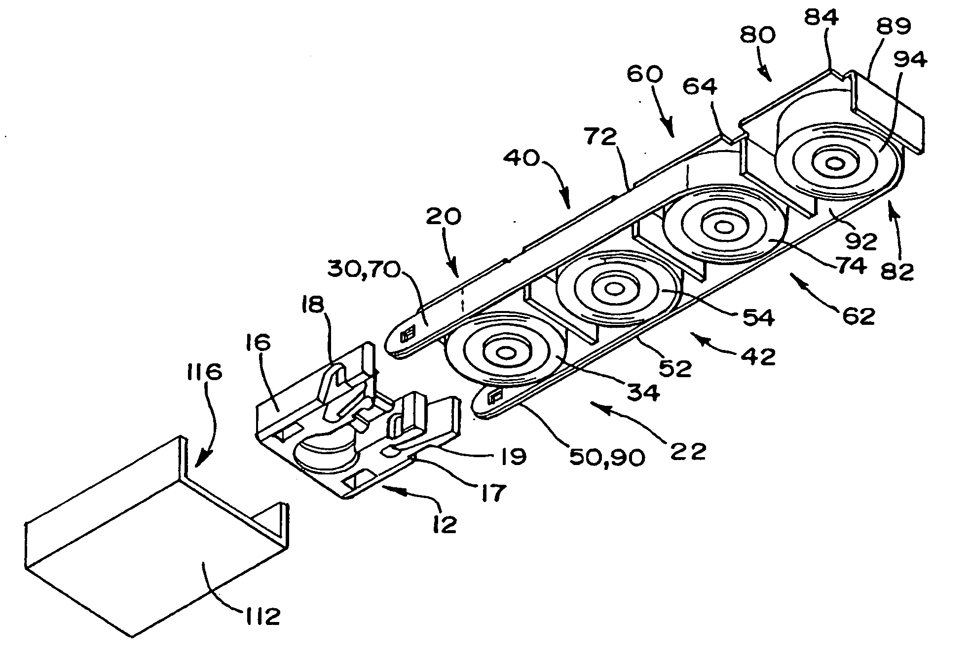 Spring balance assembly