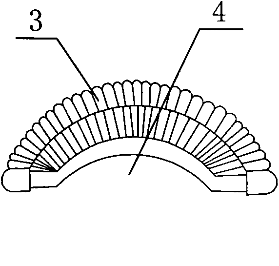 Heat sink built in cavity cylindrical light emitting diode wick