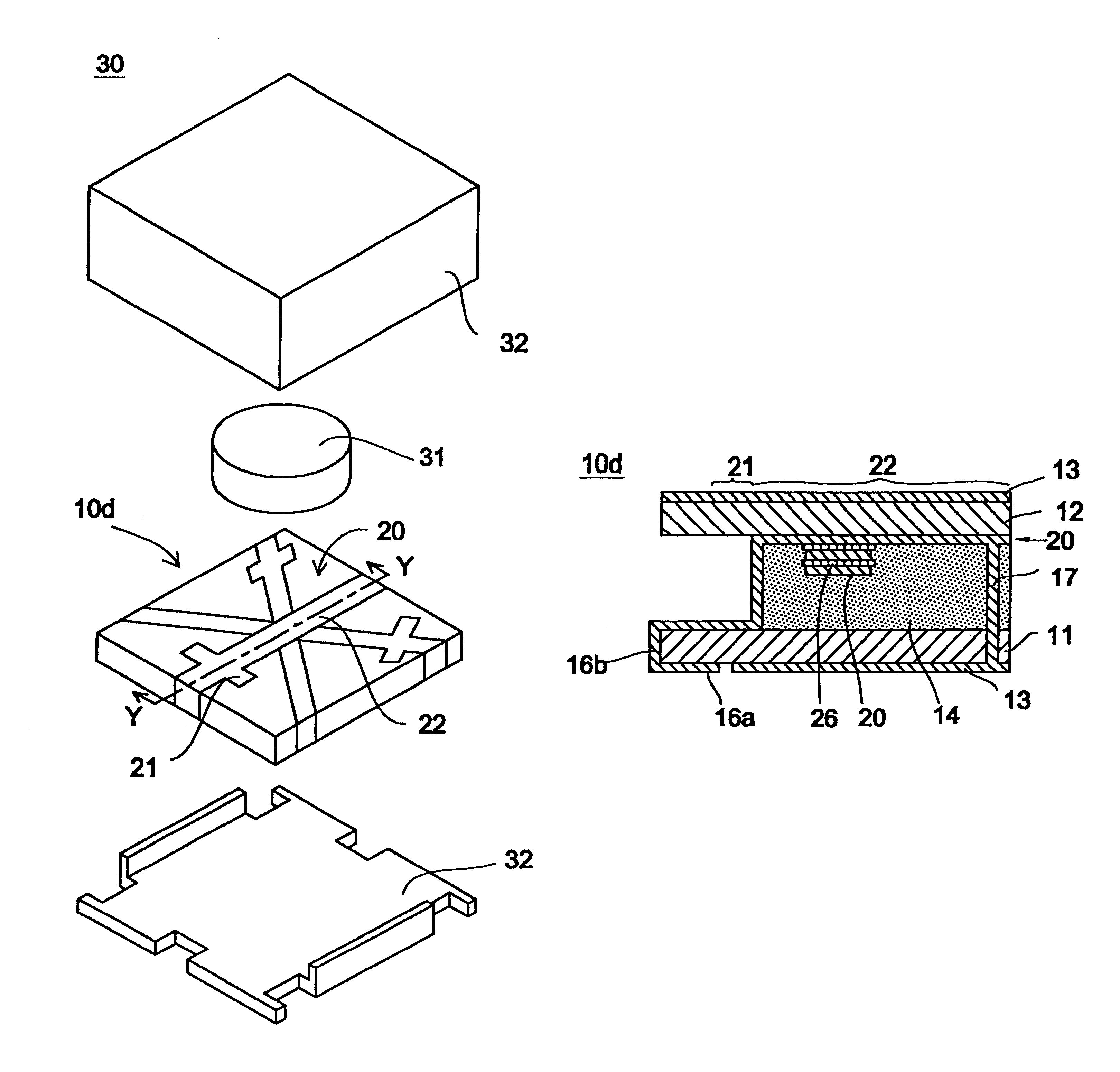 Complex circuit board, nonreciprocal circuit device, resonator, filter, duplexer, communications device, circuit module, complex circuit board manufacturing method, and nonreciprocal circuit device manufacturing method